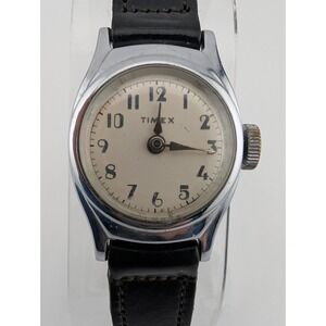 Vintage Timex US Time Made in USA Mechanical Watch 23mm Case- Working